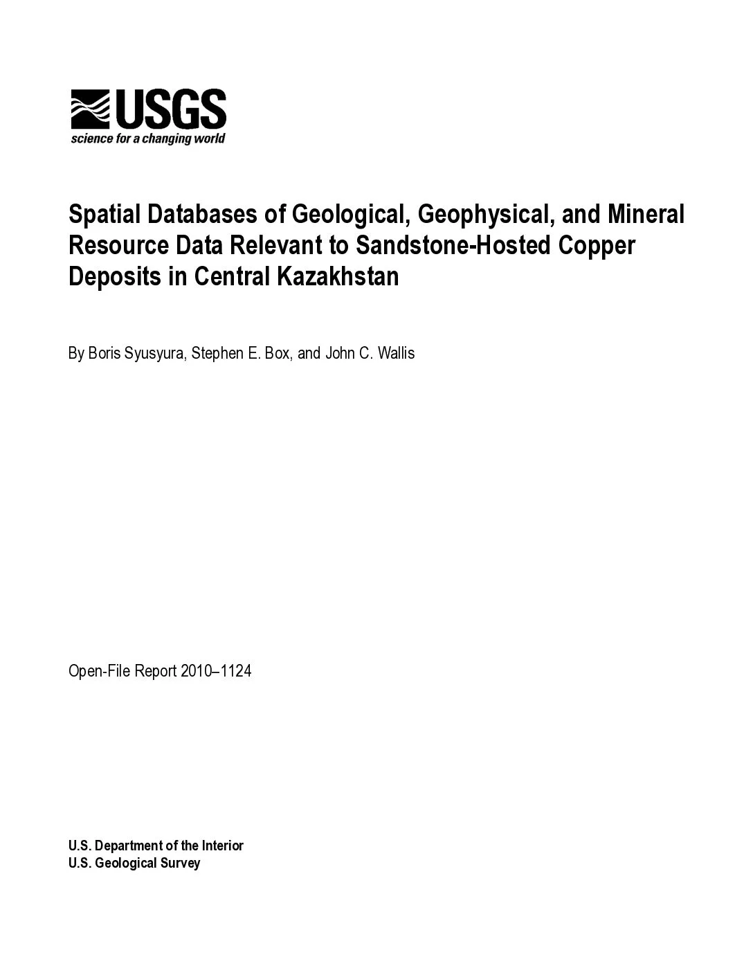 USGS Report 2010
